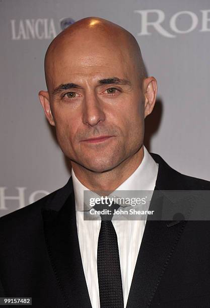 Actor Mark Strong arrives at the 'Robin Hood' After Party at the Hotel Majestic during the 63rd Annual Cannes International Film Festival on May 12,...