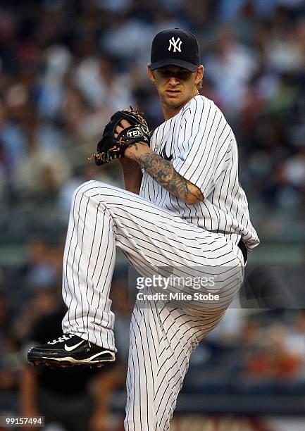 Burnett of the New York Yankees bats against the Baltimore Orioles on May 4, 2010 in the Bronx borough of New York City. The Yankees defeated the...