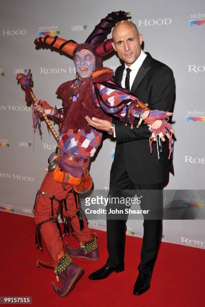 Actor Mark Strong arrives at the 'Robin Hood' After Party at the Hotel Majestic during the 63rd Annual Cannes International Film Festival on May 12,...