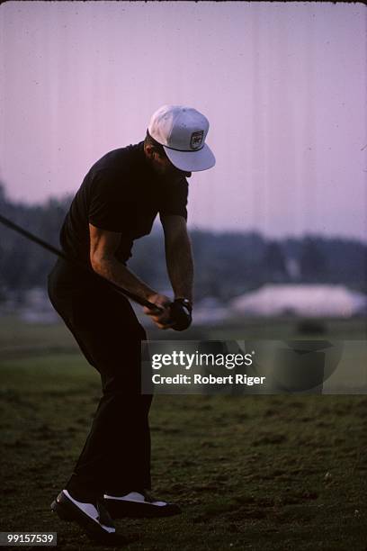 Gary Player competes in a tournament in a photo dated August 1965.