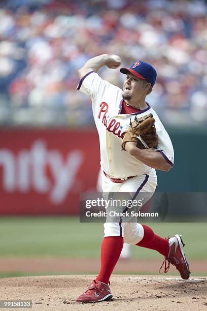 Philadelphia Phillies Joe Blanton in action, pitching vs Atlanta Braves. Philadelphia, PA 5/8/2010 CREDIT: Chuck Solomon