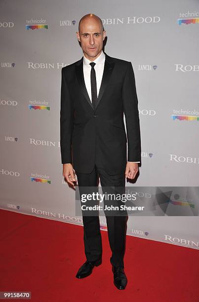 Actor Mark Strong arrives at the 'Robin Hood' After Party at the Hotel Majestic during the 63rd Annual Cannes International Film Festival on May 12,...