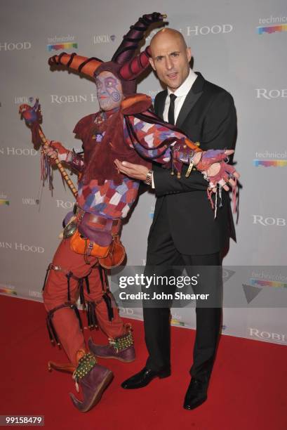 Actor Mark Strong arrives at the 'Robin Hood' After Party at the Hotel Majestic during the 63rd Annual Cannes International Film Festival on May 12,...