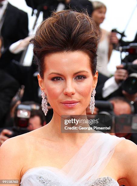 Juror Kate Beckinsale attends the Opening Night Premiere of 'Robin Hood' at the Palais des Festivals during the 63rd Annual International Cannes Film...