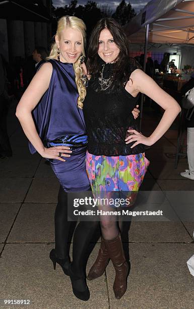 Susanne Frommert and Katharina Gruener attend the P1 grand opening of the Terrasse on May 12, 2010 in Munich, Germany.