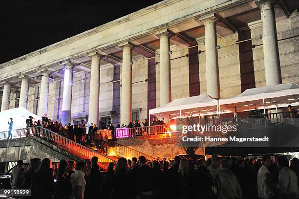 General view during the P1 grand opening of the Terrasse on May 12, 2010 in Munich, Germany.