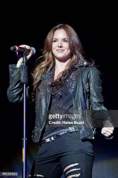 Jodi Albert of Wonderland performs at O2 Arena on May 12, 2010 in London, England.