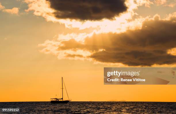 sunset at nadi, fiji - nadi - fotografias e filmes do acervo