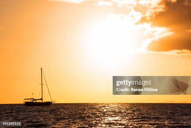 sunset at nadi, fiji - nadi - fotografias e filmes do acervo