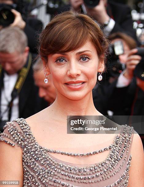 Actress/singer Natalie Imbruglia attends the Opening Night Premiere of 'Robin Hood' at the Palais des Festivals during the 63rd Annual International...