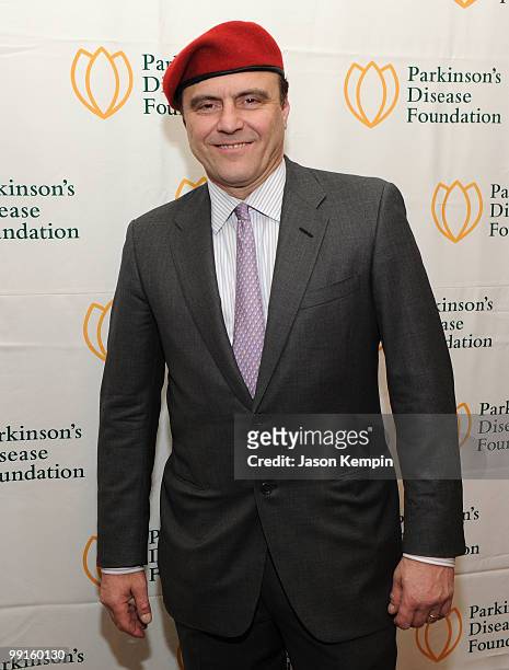 Radio personality Curtis Sliwa attends the Bal du Printemps gala to benefit The Parkinson's Disease Foundation at The Pierre Hotel on May 12, 2010 in...