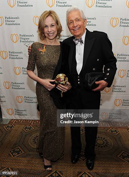 Mitzi Perdue and David Antonovich attend the Bal du Printemps gala to benefit The Parkinson's Disease Foundation at The Pierre Hotel on May 12, 2010...