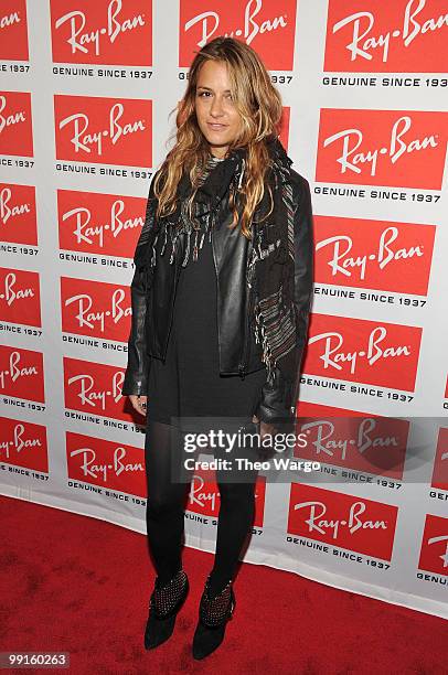 Designer Charlotte Ronson attends the Ray-Ban Aviator: The Essentials Event featuring Iggy Pop at Music Hall of Williamsburg on May 12, 2010 in New...