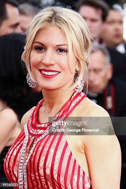 Hofit Golan attends the Opening Night Premiere of 'Robin Hood' at the Palais des Festivals during the 63rd Annual International Cannes Film Festival...