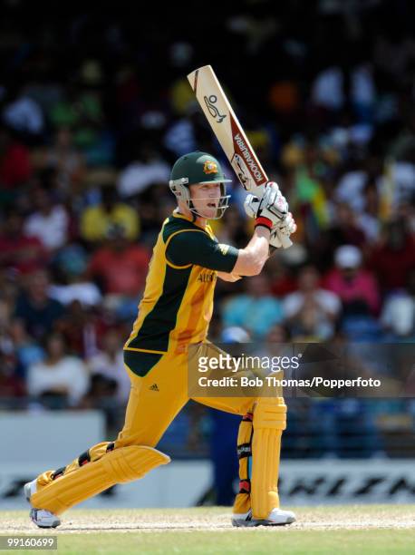 Brad Haddin batting for Australia during the ICC World Twenty20 Super Eight match between Sri Lanka and Australia at the Kensington Oval on May 9,...