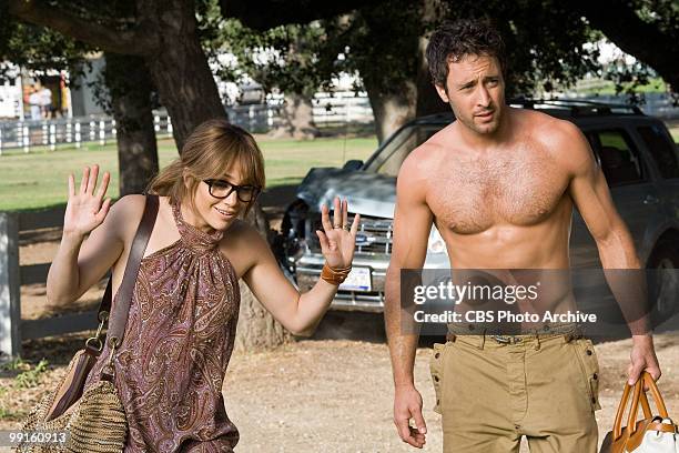 From left, Jennifer Lopez as Zoe and Alex O'Loughlin as Stan, go to his country house in CBS Films' "The Back-up Plan."