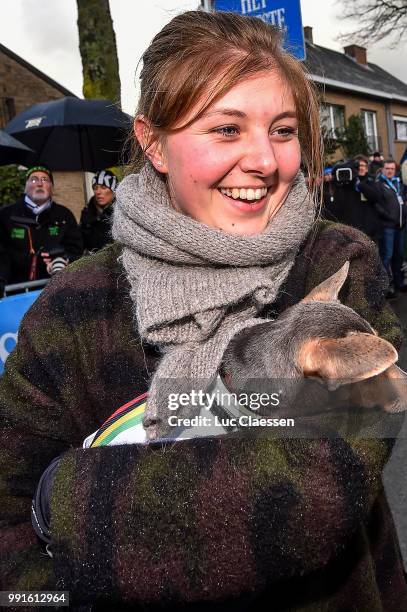 Maldegem Parkcross 2016, Sarah De Bie Girlfriend Copine Vriendin Wout Van Aert , Tim De Waele