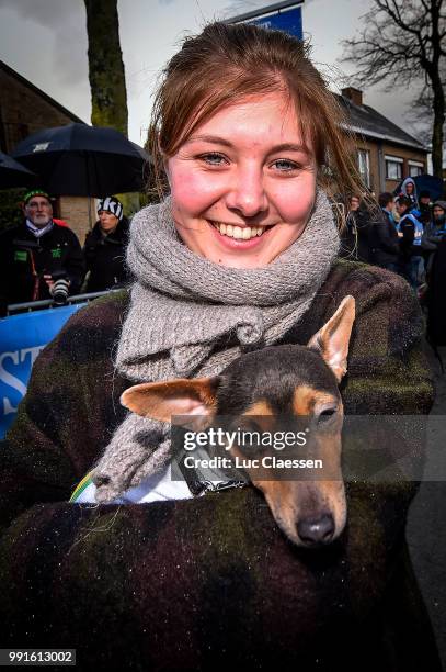 Maldegem Parkcross 2016, Sarah De Bie Girlfriend Copine Vriendin Wout Van Aert , Tim De Waele