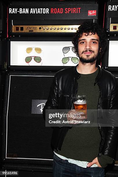 Musician Fabrizio Moretti attends the Ray-Ban Aviator: The Essentials Event featuring Iggy Pop at Music Hall of Williamsburg on May 12, 2010 in New...