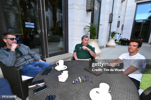 7Th Tour Of Oman 2016, Press Conferencevan Avermaet Greg / Eddy Merckx (Bel Race Organiser + Axel Merckx Son Fils Zoon, Conference De Presse...