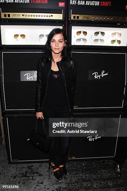 Leigh Lezark attends the Ray-Ban Aviator: The Essentials Event featuring Iggy Pop at Music Hall of Williamsburg on May 12, 2010 in New York City.