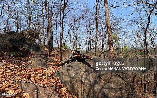 India-Maoist-unrest-military,FEATURE by Pratap Chakravarty An Indian police commando takes part in an exercise at Combat Operating Base Arjun in...