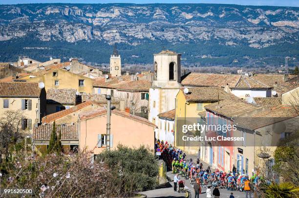 1St Tour De La Provence 2016, Stage 2Illustration Illustratie Landscape Paysage Landschap Peleton Peloton Village Ville Stad, Miramas-Istres / Etape...