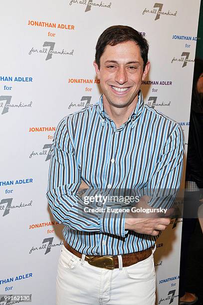 Jonathan Adler attends the Jonathan Adler for 7 For All Mankind launch party at 7 For All Mankind on May 12, 2010 in New York City.