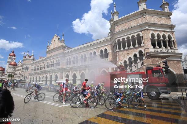 21Th Tour Langkawi 2016/ Stage 5Arrival, Illustration Illustratie, Peleton Peloton, Landscape Paysage Landschap, Kuala Lumpur City Ville Stad, Water...