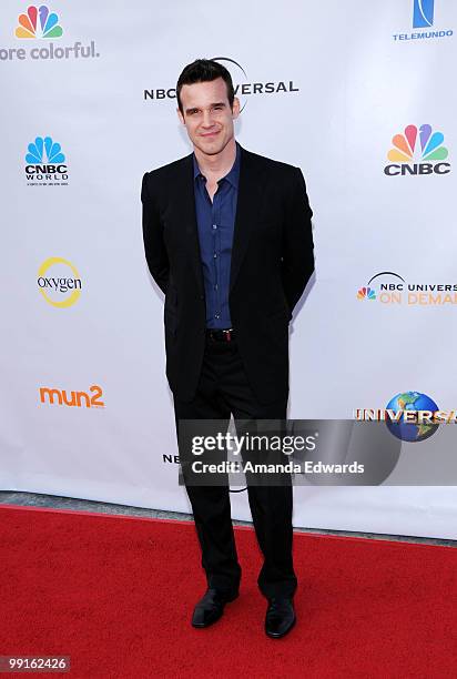 Actor Eddie McClintock arrives at the Cable Show 2010 featuring an evening with NBC Universal at Universal Studios Hollywood on May 12, 2010 in...