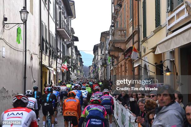 51Th Tirreno - Adriatico 2016, Stage 2Illustration Illustratie, Peleton Peloton, Camaiore City Ville Stad, Landscape Paysage Landschap, Camaiore -...