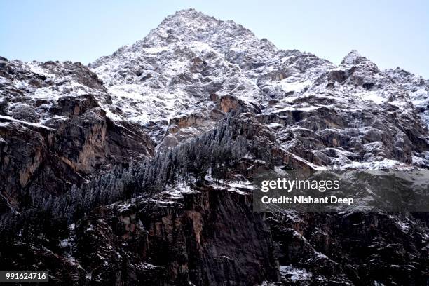 phulga-kheerganga - manali - solang - ganga stock-fotos und bilder