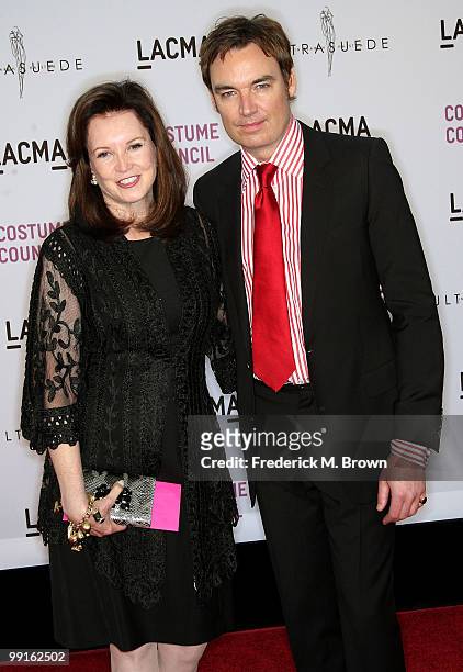 Director Whitney Sudler-Smith and his mother Patricia Altschul attend the film premiere of "Ultrasuede: In Search of Halston" at the Los Angeles...