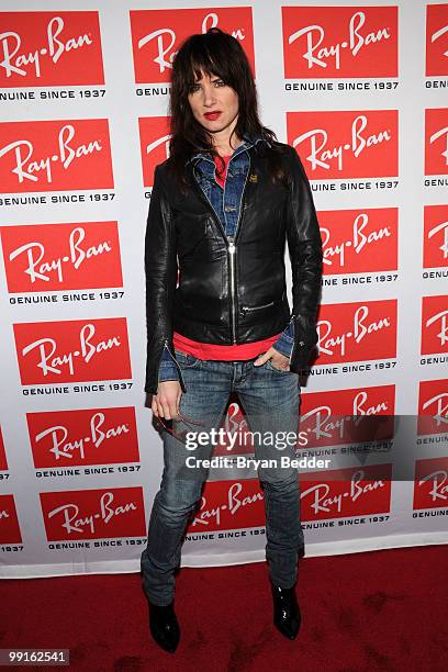 Actress Juliette Lewis arrives at the Ray-Ban Aviator re-launch event at Music Hall of Williamsburg on May 12, 2010 in New York City.