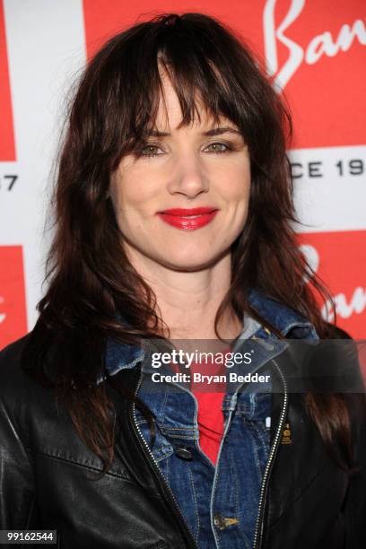 Actress Juliette Lewis arrives at the Ray-Ban Aviator re-launch event at Music Hall of Williamsburg on May 12, 2010 in New York City.