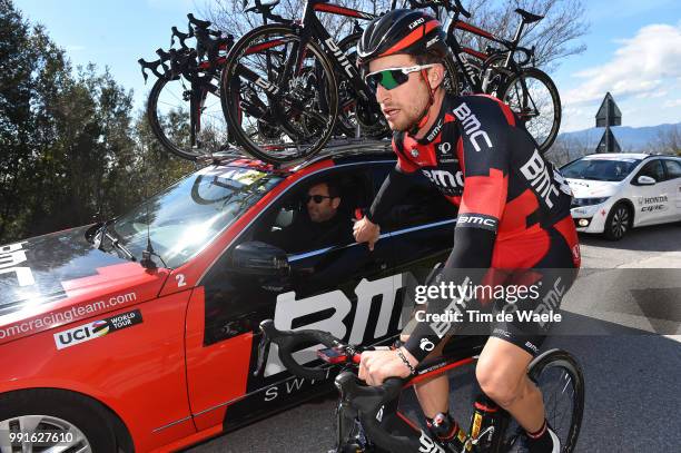 51Th Tirreno - Adriatico 2016, Stage 3Phinney Taylor / Car Voiture Auto, Bmc Racing Team /Sciandri Max Sportdirector, Castelnuovo Val Di Cecina -...