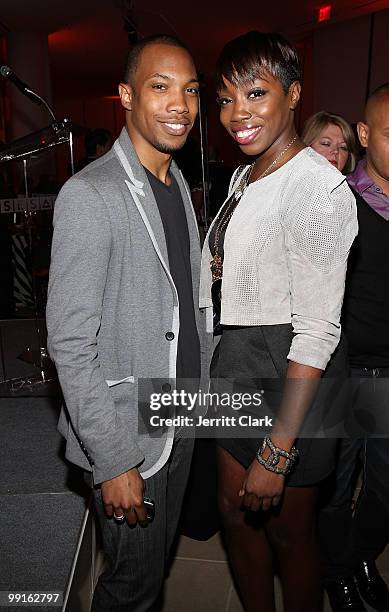 Crimson and Estelle attend the 2010 SESAC New York Music Awards at the IAC Building on May 12, 2010 in New York City.