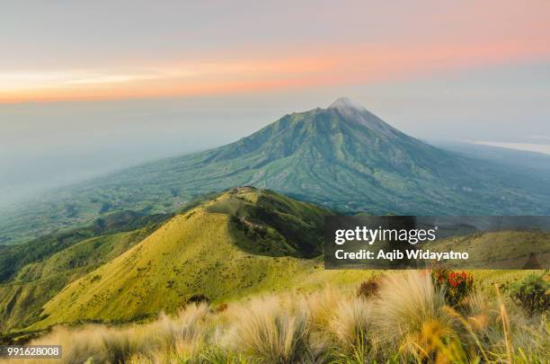 mt. merapi - aqib widayatno stock pictures, royalty-free photos & images