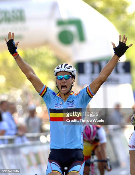 Wc, Road Race Men Elitearrival, Boonen Tom Celebration Joie Vreugdecourse En Ligne Hommes Elite, Elite Mannen Wegworld Championships Road, Championat...