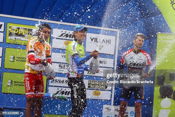 31Th Settimana Internazionale Coppi E Bartali 2016/ Stage 4Podium, Egan Bernal / Sergey Firsanov / Mauro Finetto / Celebration Joie...