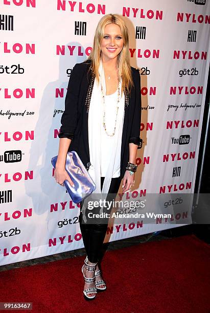 Actress Stephanie Pratt arrives at NYLON'S May Young Hollywood Event at Roosevelt Hotel on May 12, 2010 in Hollywood, California.