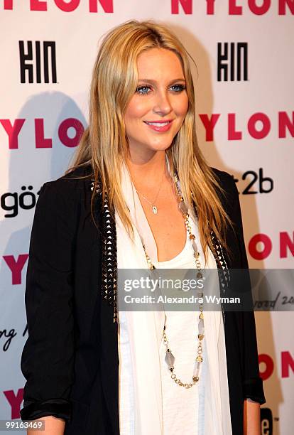 Actress Stephanie Pratt arrives at NYLON'S May Young Hollywood Event at Roosevelt Hotel on May 12, 2010 in Hollywood, California.