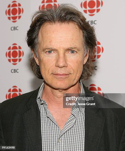 Actor Bruce Greenwood attends a cocktail party hosted by The Canadian Broadcasting Corporation and The Consulate General of Canada at the Andaz Hotel...