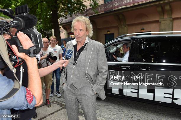 Entertainer Thomas Gottschalk attends the premiere of the movie 'Safarie - Match me if you can' as part of the Munich Film Festival 2018 at...