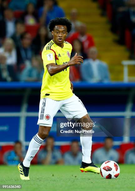 Round of 16 England v Colombia - FIFA World Cup Russia 2018 Juan Cuadrado at Spartak Stadium in Moscow, Russia on July 3, 2018.