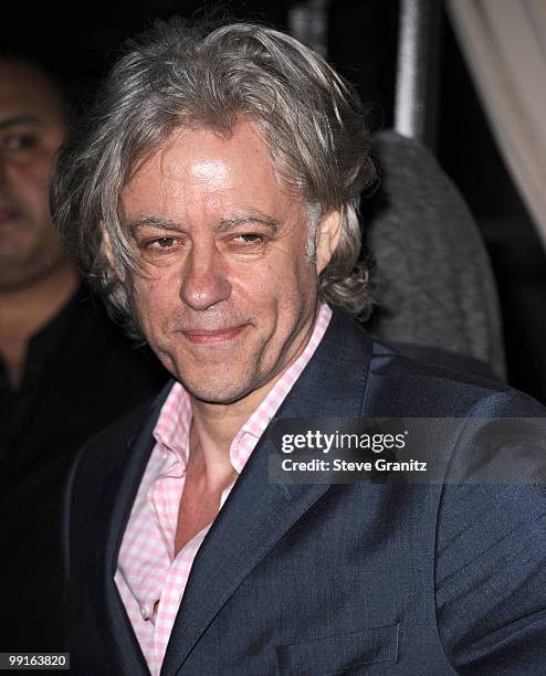 Sir Bob Geldof attends Nylon Magazine's Young Hollywood Party at Tropicana Bar at The Hollywood Rooselvelt Hotel on May 12, 2010 in Hollywood,...