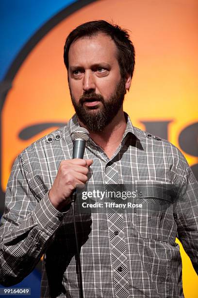 Comedian Tom Green attends George Carlin's Birthday celebration at The Laugh Factory on May 12, 2010 in West Hollywood, California.