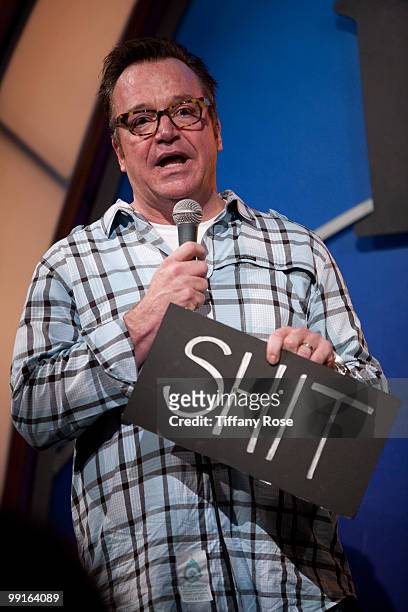Comedian Tom Arnold hosts George Carlin's Birthday celebration at The Laugh Factory on May 12, 2010 in West Hollywood, California.