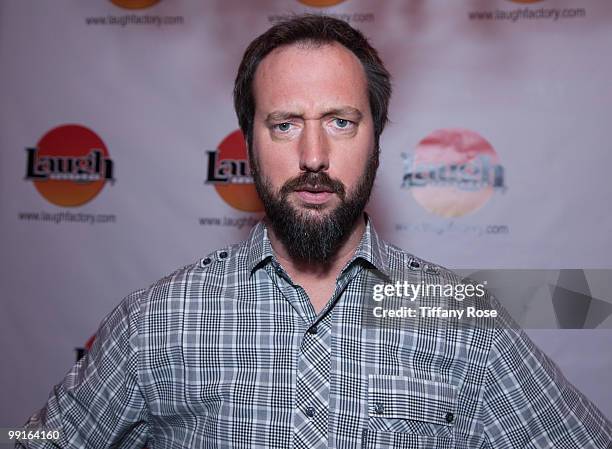 Comedian Tom Green attends George Carlin's Birthday celebration at The Laugh Factory on May 12, 2010 in West Hollywood, California.