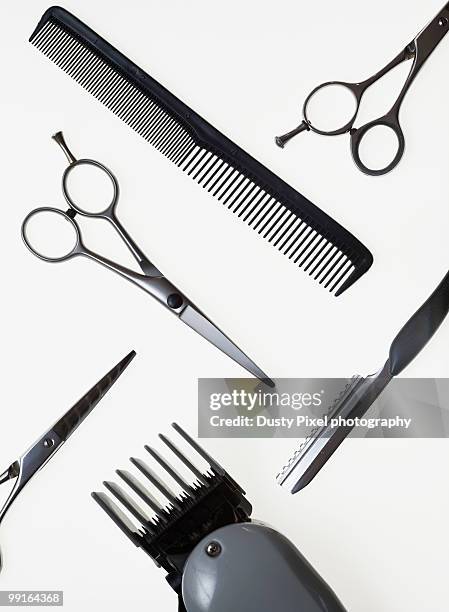 professional tools of hair care - kamm stock-fotos und bilder